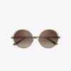 Gafas de sol redondas Kira Stripe Open-Wire