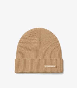 Gorro de punto acanalado