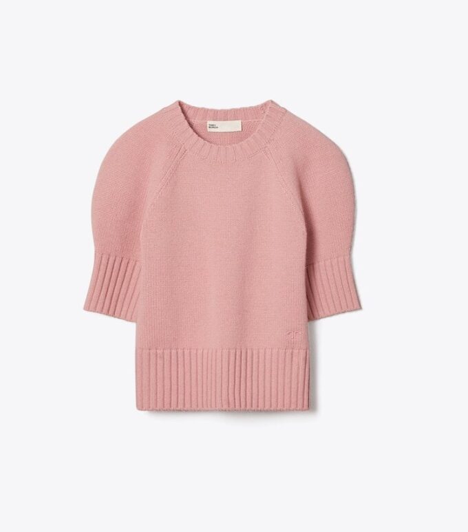 Jersey de cuello redondo de lana Jersey de cuello redondo de lana