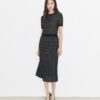 Jersey de cuello redondo jacquard Jersey de cuello redondo jacquard