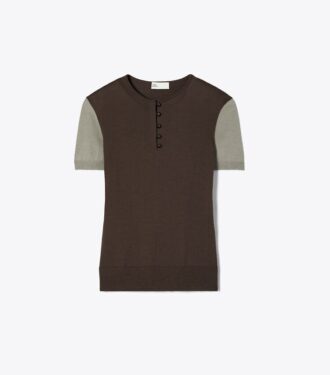 Jersey Henley de lana
