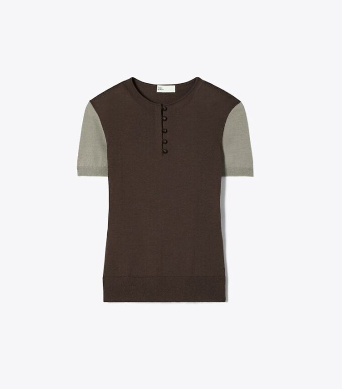 Jersey Henley de lana Jersey Henley de lana