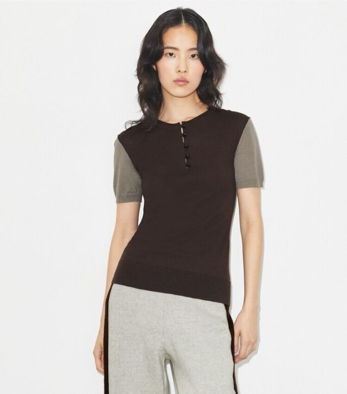 Jersey Henley de lana Jersey Henley de lana