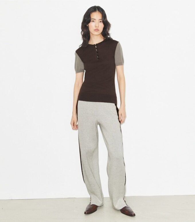 Jersey Henley de lana Jersey Henley de lana