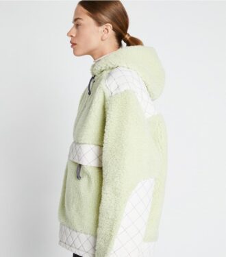Jersey oversize con capucha y forro polar