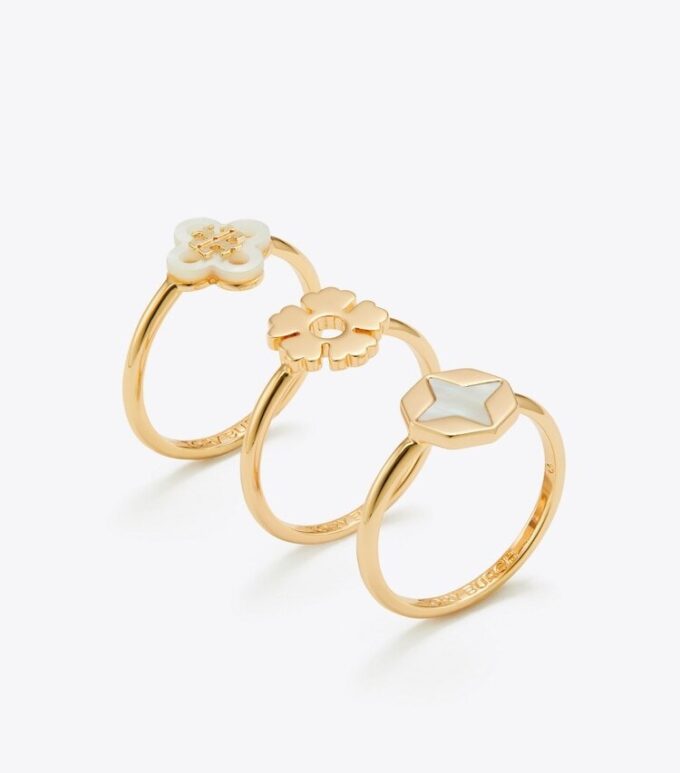 Juego de anillos apilables Forget Me Not Juego de anillos apilables Forget Me Not