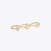 Juego de anillos apilables Forget Me Not Juego de anillos apilables Forget Me Not
