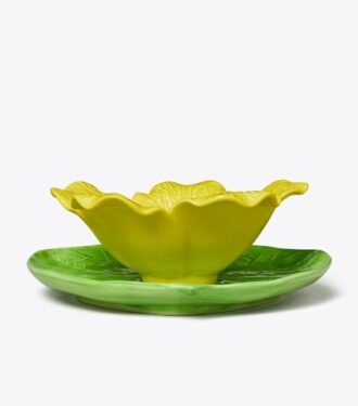 Juego de plato y tazón Lily Pad
