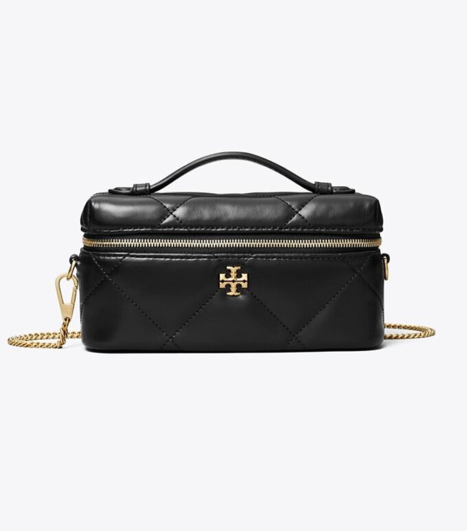 Kira Diamond Quilt East-West Vanity Case Kira Diamond Quilt East-West Vanity Case