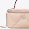 Kira Diamond Quilt Vanity Case