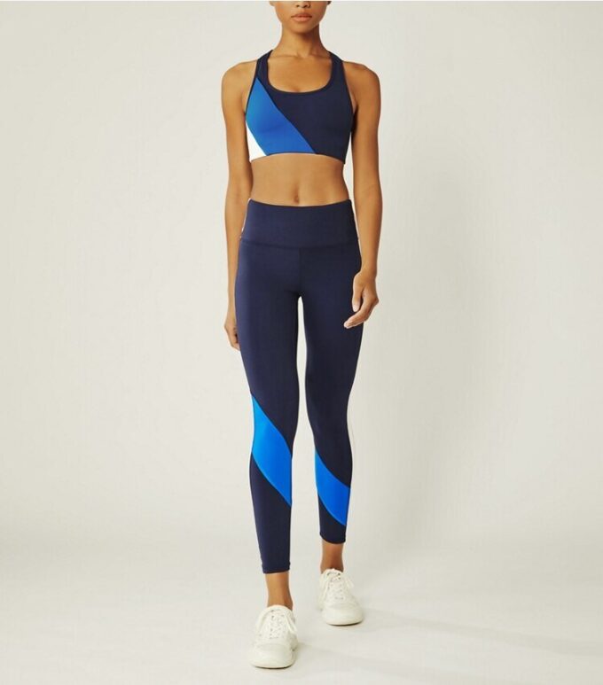Leggings de talle superalto con bloques de color