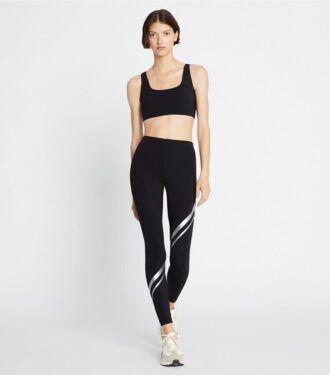 Leggings Sculpt Compression Metallic Chevron