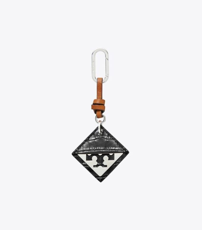 Llavero con logotipo oculto y relieve de cocodrilo Llavero con logotipo oculto y relieve de cocodrilo