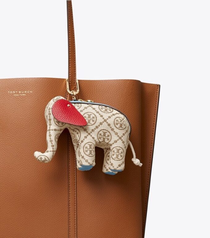 Llavero con monograma T Elephant Llavero con monograma T Elephant