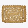 Mantel individual rectangular de yute, juego de 4 Mantel individual rectangular de yute, juego de 4