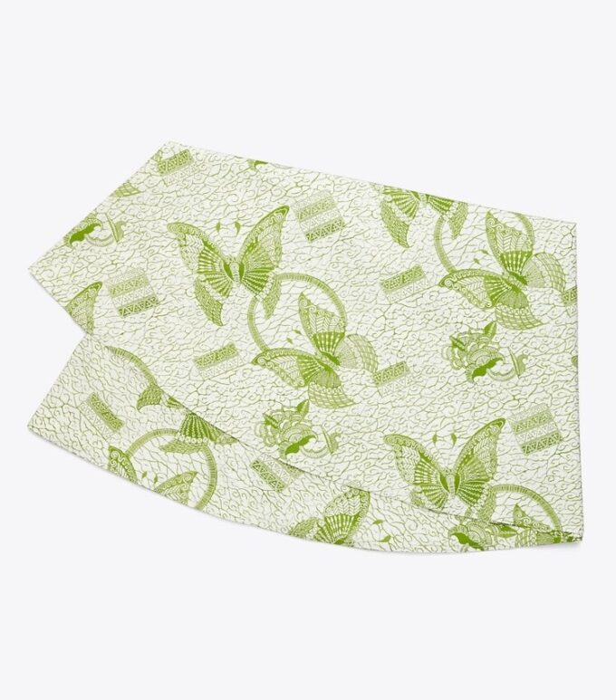 Mantel redondo Butterfly Batik, 108″