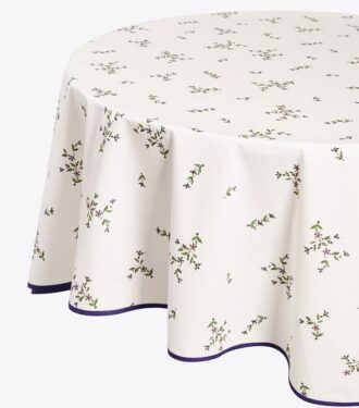 Mantel redondo Jolie Fleur, 274 cm