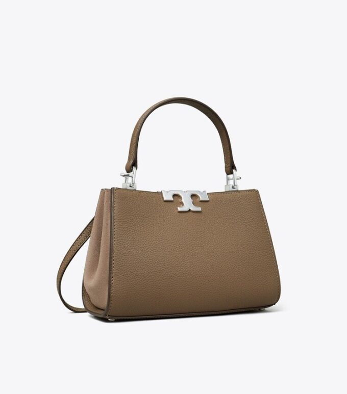 Mini bolso tipo satchel Eleanor con textura granulada Mini bolso tipo satchel Eleanor con textura granulada