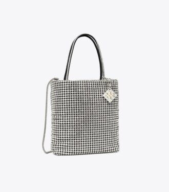 Mini bolso tote con adornos de cristales Night Owl