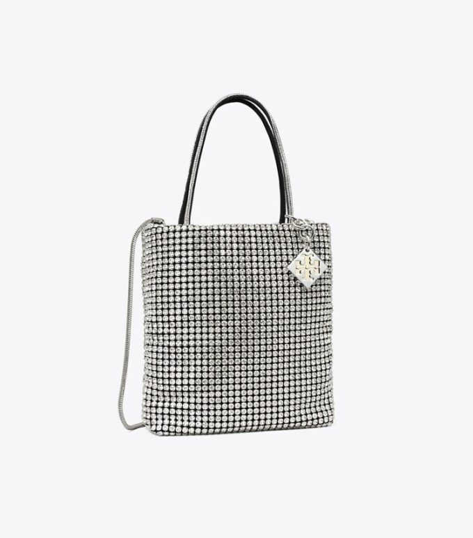 Mini bolso tote con adornos de cristales Night Owl Mini bolso tote con adornos de cristales Night Owl
