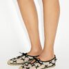 Mini Bow Mesh Espadrille Mini Bow Mesh Espadrille