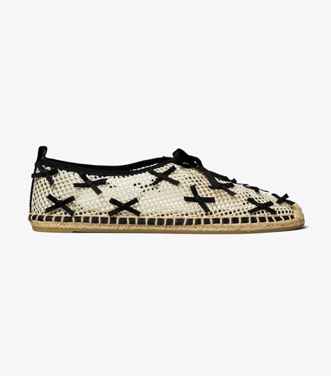 Mini Bow Mesh Espadrille Mini Bow Mesh Espadrille