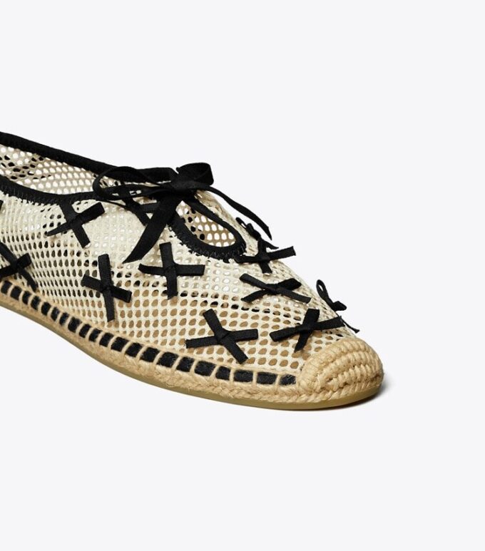 Mini Bow Mesh Espadrille Mini Bow Mesh Espadrille