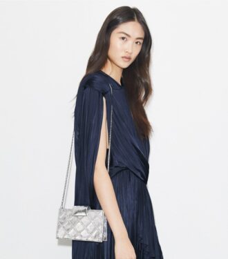 Mini Fleming Metallic Crossbody