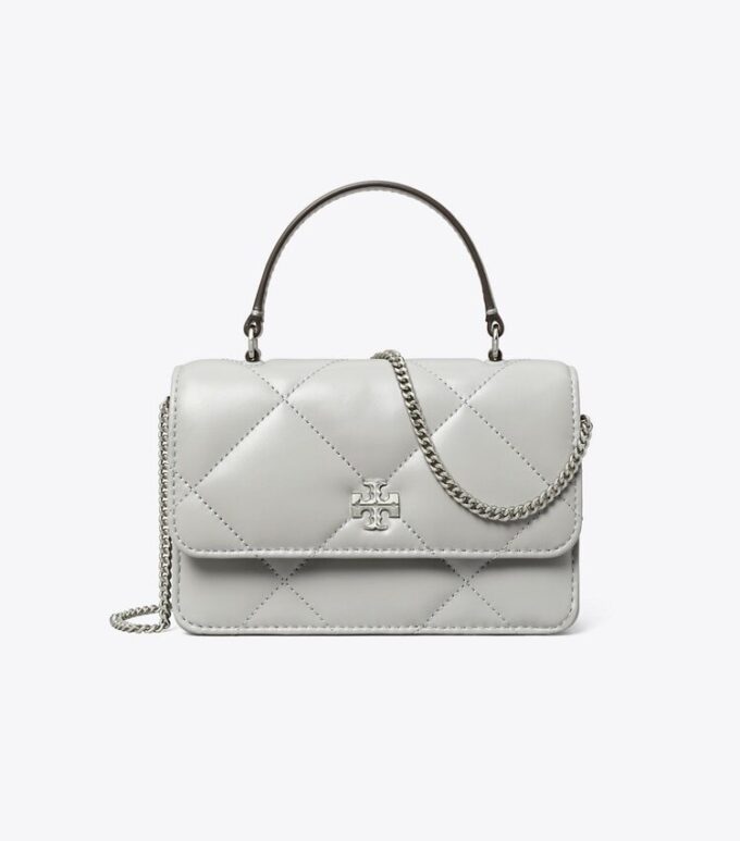 Mini Kira Diamond Quilt Charm Top-Handle Crossbody Mini Kira Diamond Quilt Charm Top-Handle Crossbody