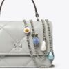 Mini Kira Diamond Quilt Charm Top-Handle Crossbody Mini Kira Diamond Quilt Charm Top-Handle Crossbody