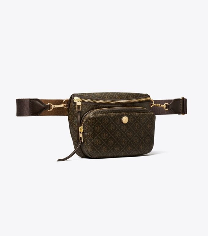 Mini riñonera de lona recubierta con T Monogram Mini riñonera de lona recubierta con T Monogram