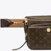 Mini riñonera de lona recubierta con T Monogram Mini riñonera de lona recubierta con T Monogram