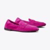 Mocasines de ante tipo ballet