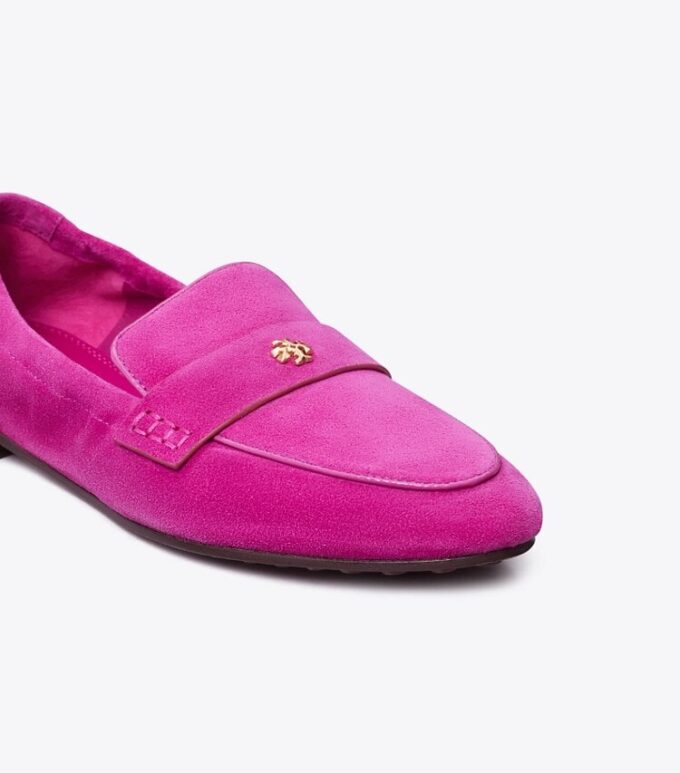 Mocasines de ante tipo ballet