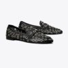 Mocasines de ballet con ojales