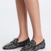 Mocasines de ballet con ojales