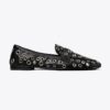 Mocasines de ballet con ojales