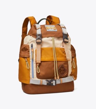 Mochila con parches de nailon ripstop