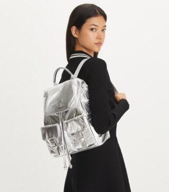 Mochila con solapa metálica Virginia
