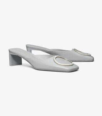 Mules con tacón de anilla