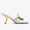 Mules con tacones desiguales Patos Mules con tacones desiguales Patos