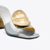 Mules con tacones desiguales Patos Mules con tacones desiguales Patos