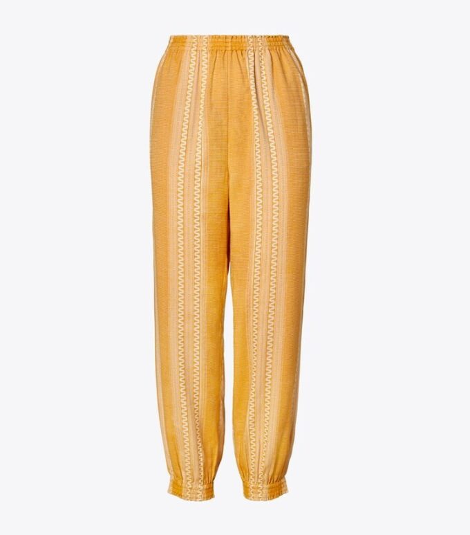 Pantalón ajustado a rayas hasta el tobillo Pantalón ajustado a rayas hasta el tobillo