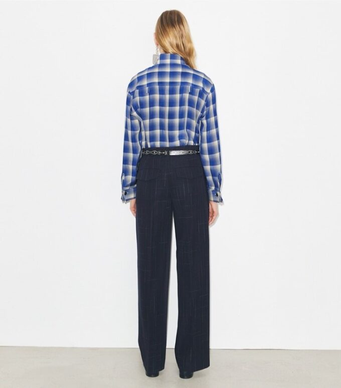 Pantalón ancho de lana Pantalón ancho de lana