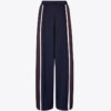 Pantalón de chándal de jersey con pierna ancha Pantalón de chándal de jersey con pierna ancha