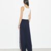 Pantalón de chándal de jersey con pierna ancha Pantalón de chándal de jersey con pierna ancha