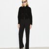 Chaqueta motera de lana con monograma T Monogram Chaqueta motera de lana con monograma T Monogram