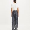 Pantalón de viscosa con adornos Pantalón de viscosa con adornos