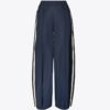 Pantalón deportivo de nylon de pierna ancha Pantalón deportivo de nylon de pierna ancha