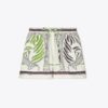 Pantalones cortos de lino estampados Pantalones cortos de lino estampados